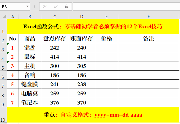 零基礎、初學者必須掌握的10個Excel技巧，辦公必備！