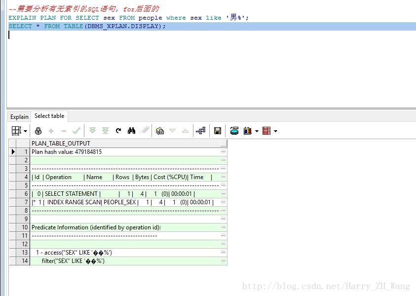 PLSQL Developer連接Oracle及基本使用，表及語句索引情況