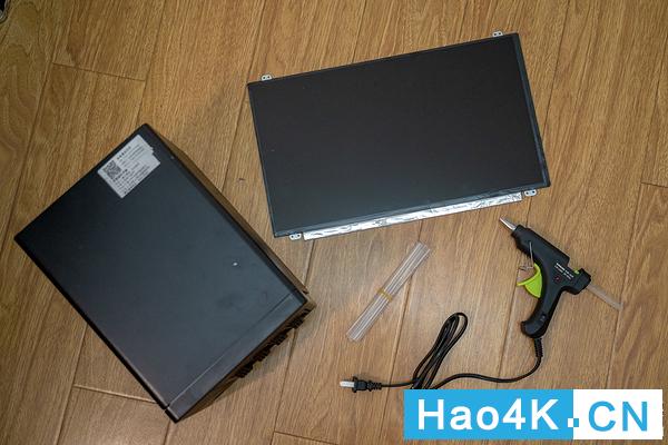 教你：閑置損壞筆記本電腦如何改造的DIY液晶顯示屏！