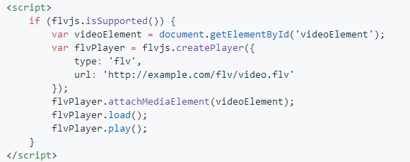 前端開發(fā):Bilibili開源純JavaScript編寫的FLV播放器(flv.js)