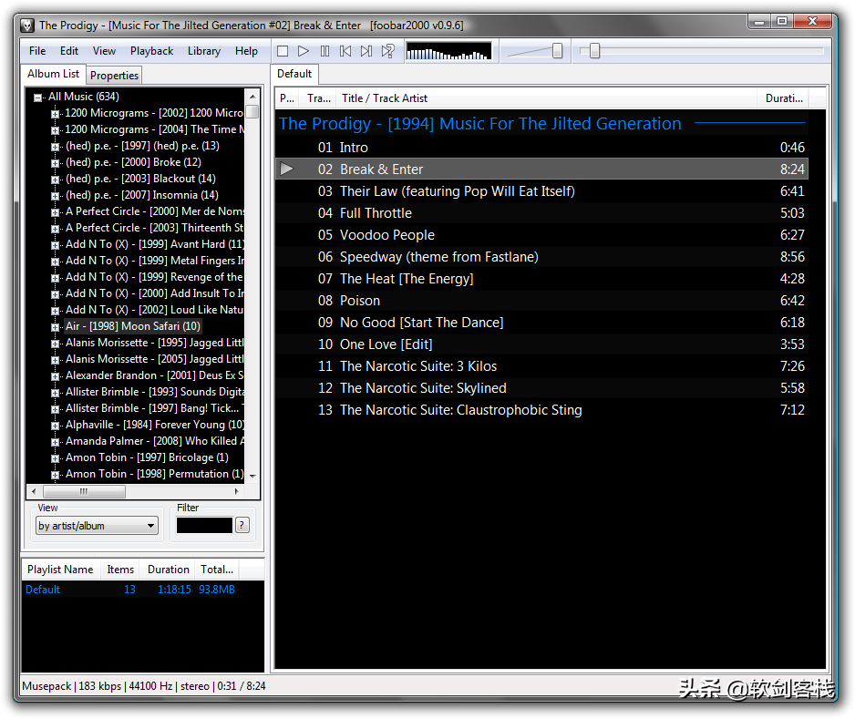 推薦一款多功能音頻播放器foobar2000聽無損音樂，為音樂而生