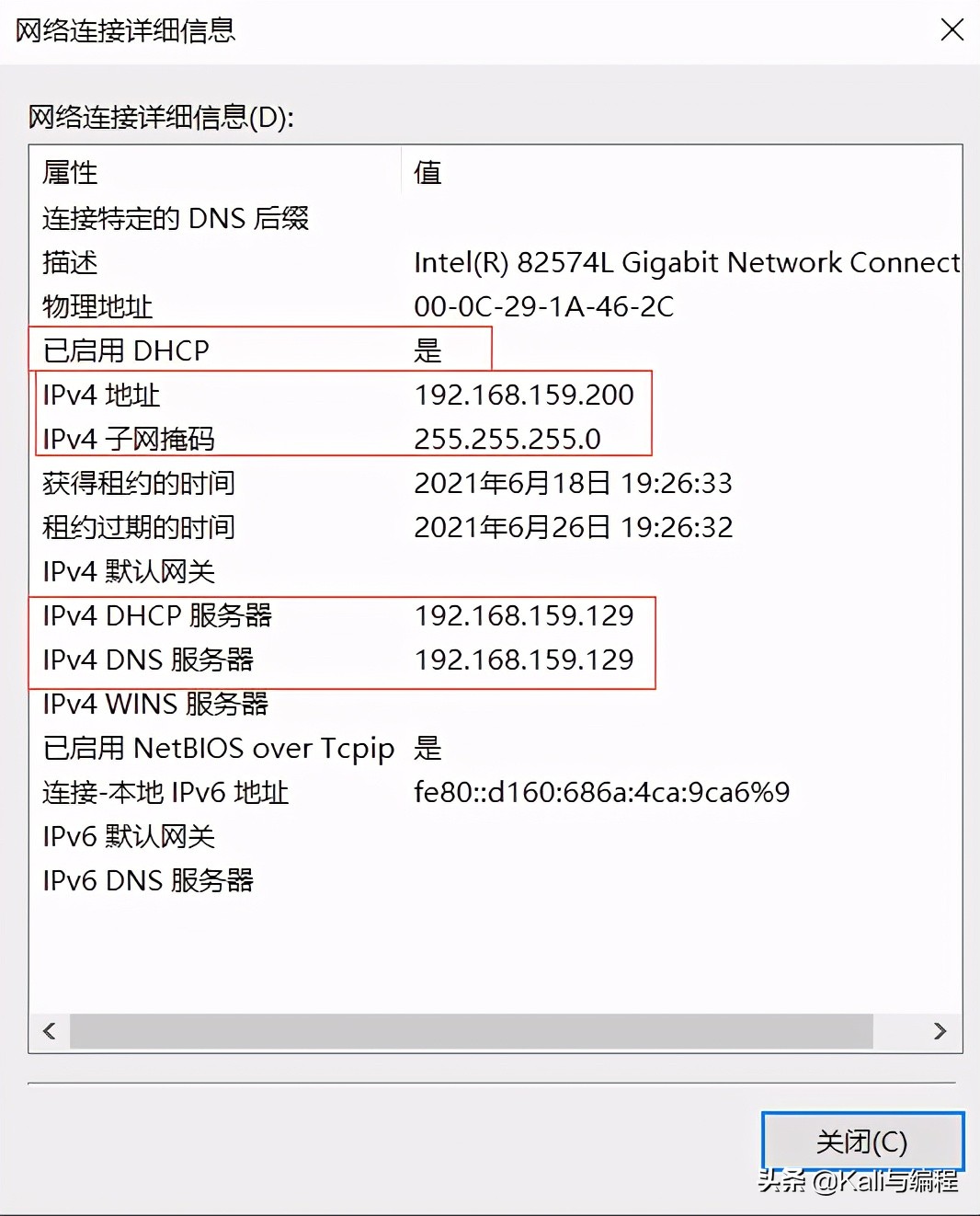Kali與編程：Winserver 2019搭建dhcp服務(wù)器