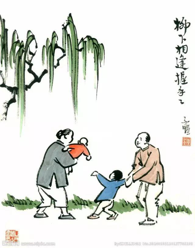 豐子愷最著名的十幅漫畫圖(豐子愷100幅漫畫處處是真)(47)