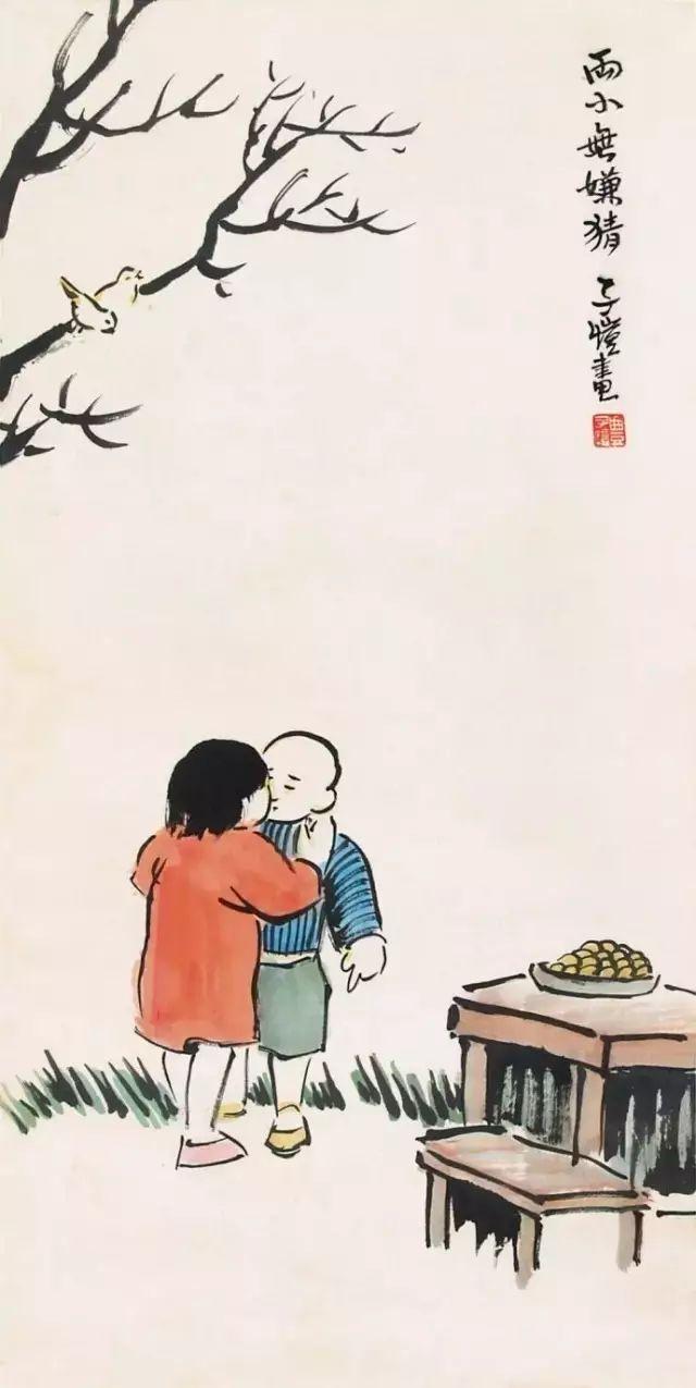 豐子愷最著名的十幅漫畫圖(豐子愷100幅漫畫處處是真)(70)
