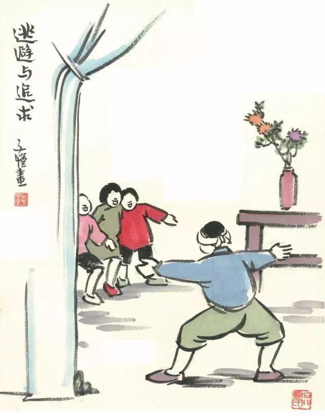豐子愷最著名的十幅漫畫圖(豐子愷100幅漫畫處處是真)(94)