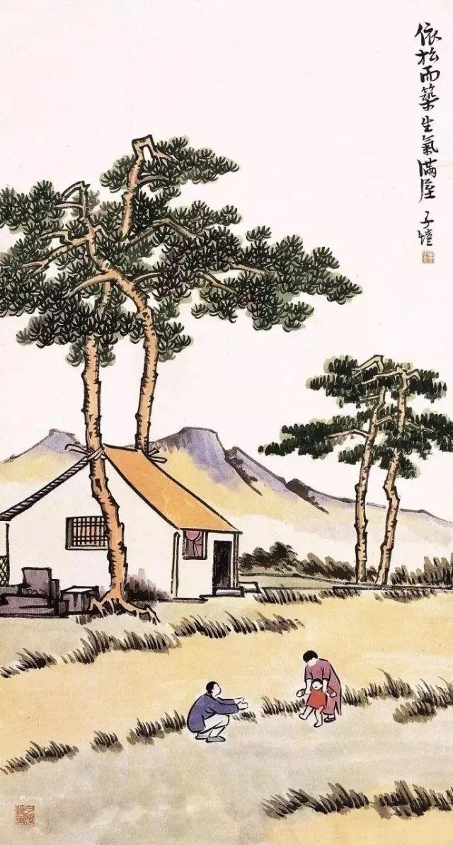 豐子愷最著名的十幅漫畫圖(豐子愷100幅漫畫處處是真)(38)