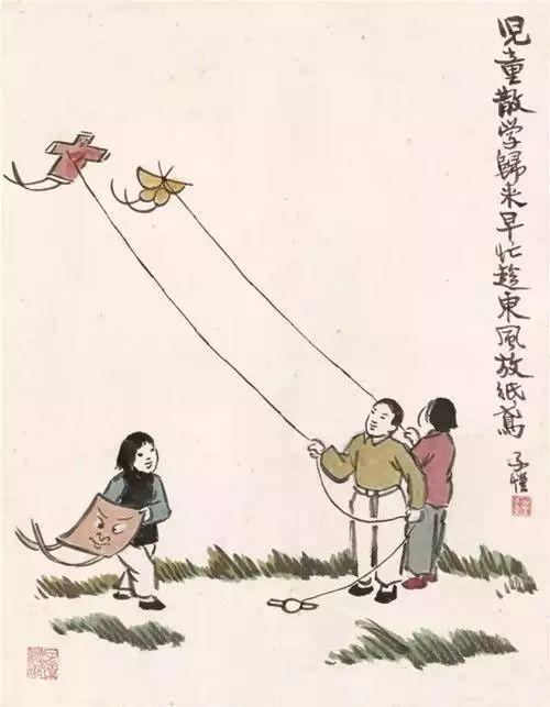 豐子愷最著名的十幅漫畫圖(豐子愷100幅漫畫處處是真)(34)
