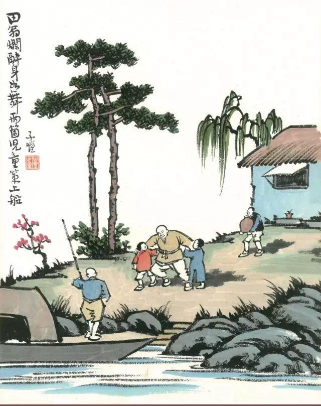 豐子愷最著名的十幅漫畫圖(豐子愷100幅漫畫處處是真)(82)