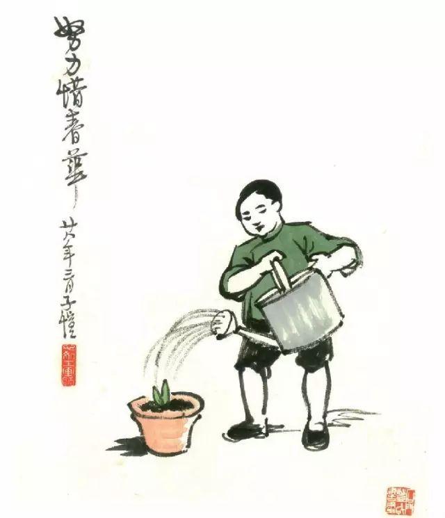 豐子愷最著名的十幅漫畫圖(豐子愷100幅漫畫處處是真)(68)