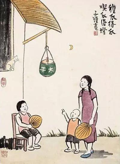 豐子愷最著名的十幅漫畫圖(豐子愷100幅漫畫處處是真)(100)