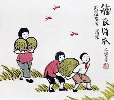豐子愷最著名的十幅漫畫圖(豐子愷100幅漫畫處處是真)(93)