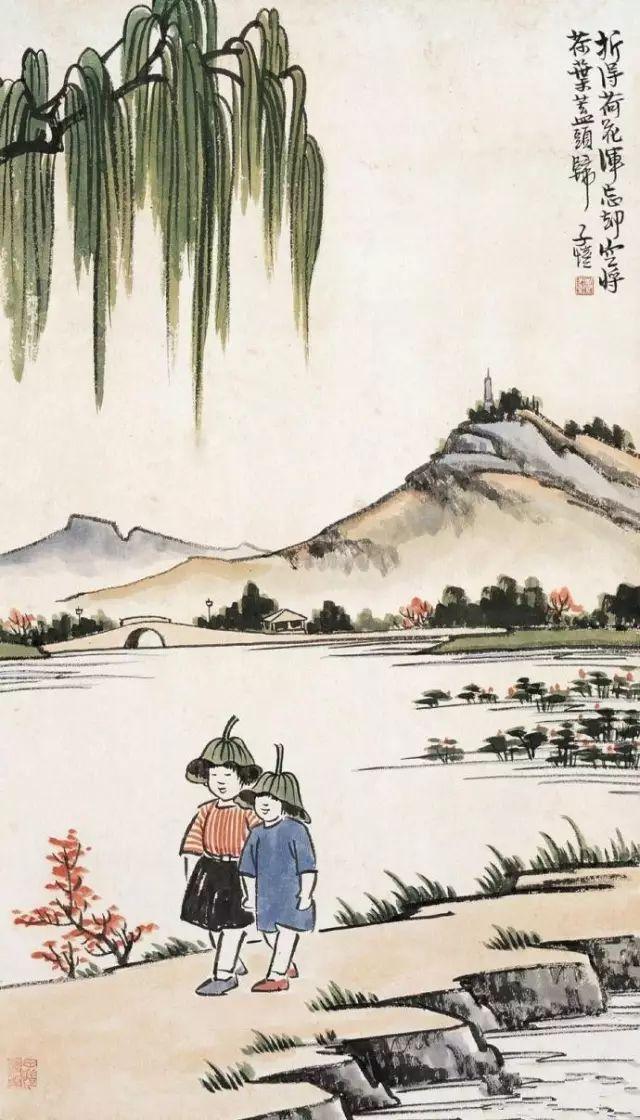 豐子愷最著名的十幅漫畫圖(豐子愷100幅漫畫處處是真)(15)