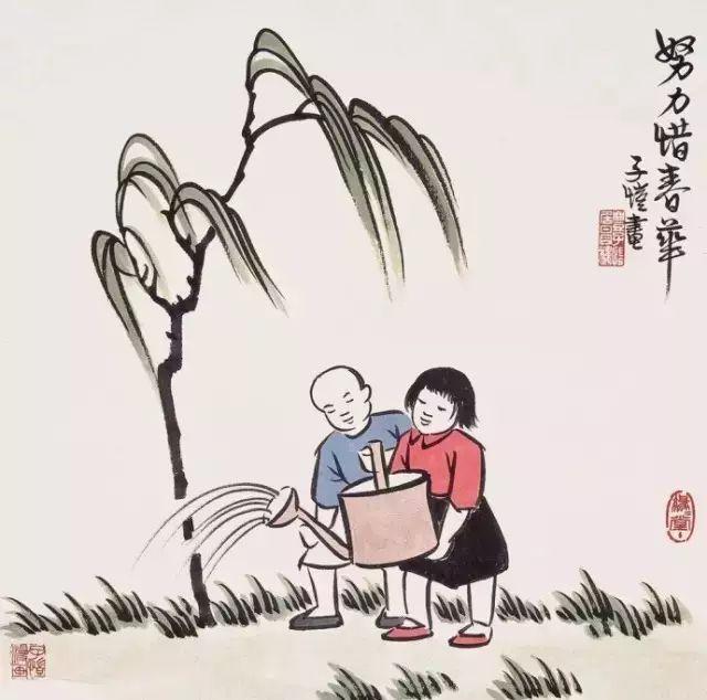 豐子愷最著名的十幅漫畫圖(豐子愷100幅漫畫處處是真)(69)