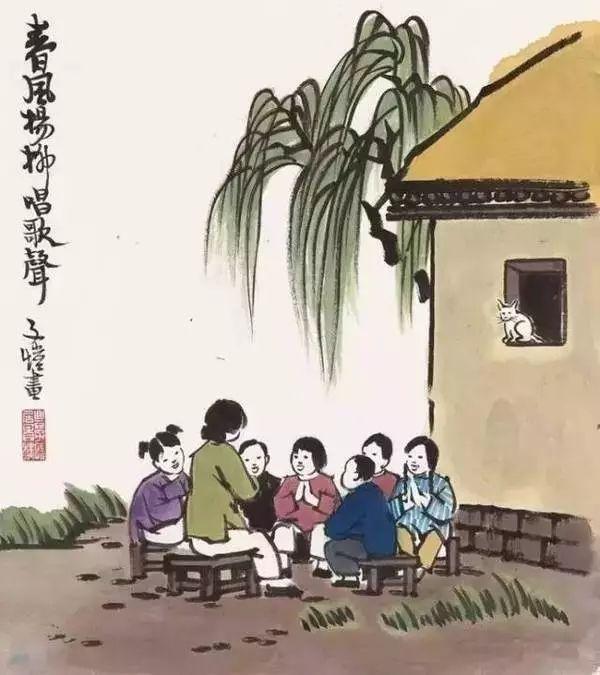 豐子愷最著名的十幅漫畫圖(豐子愷100幅漫畫處處是真)(65)