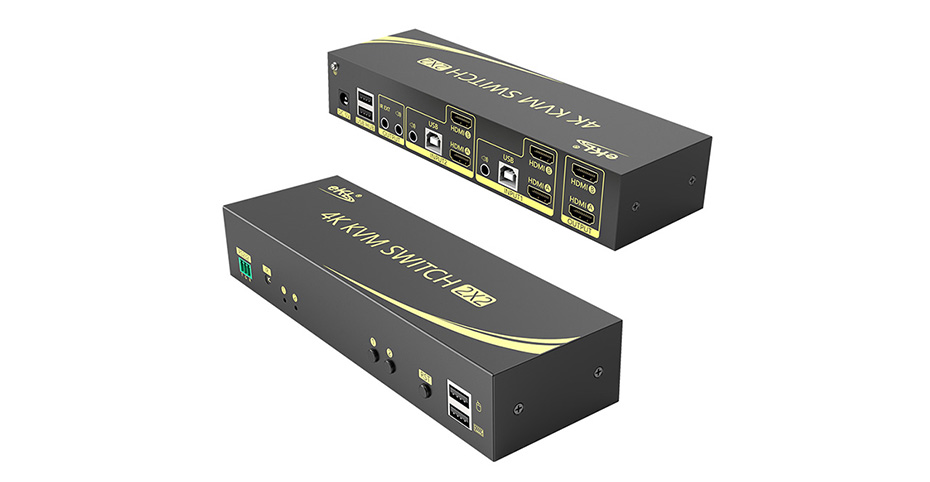 雙屏主機(jī)也能切換了！HDMI KVM雙屏切換器212HK