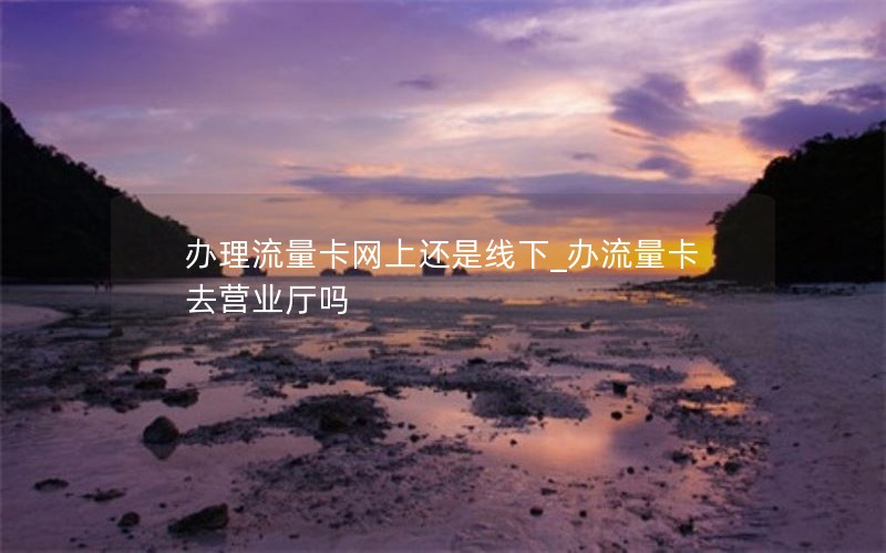 辦理流量卡網(wǎng)上還是線下_辦流量卡去營業(yè)廳嗎